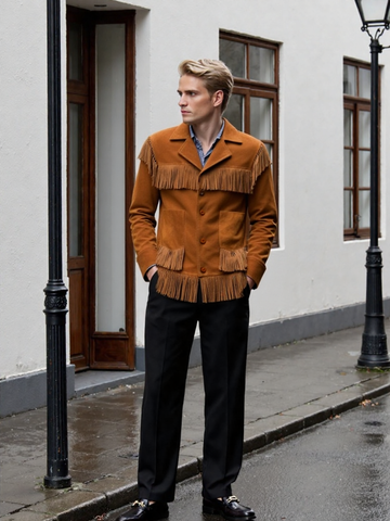 The Giant Fringe Suede Leather Jacket