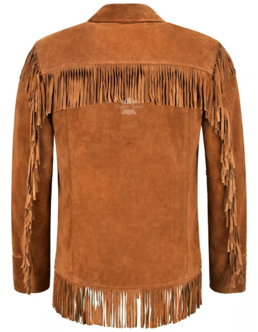 The Giant Fringe Suede Leather Jacket