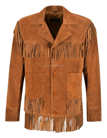 The Giant Fringe Suede Leather Jacket