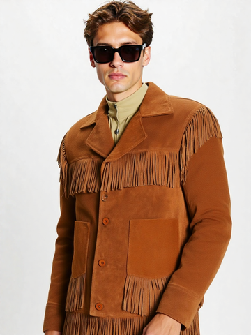The Giant Fringe Suede Leather Jacket